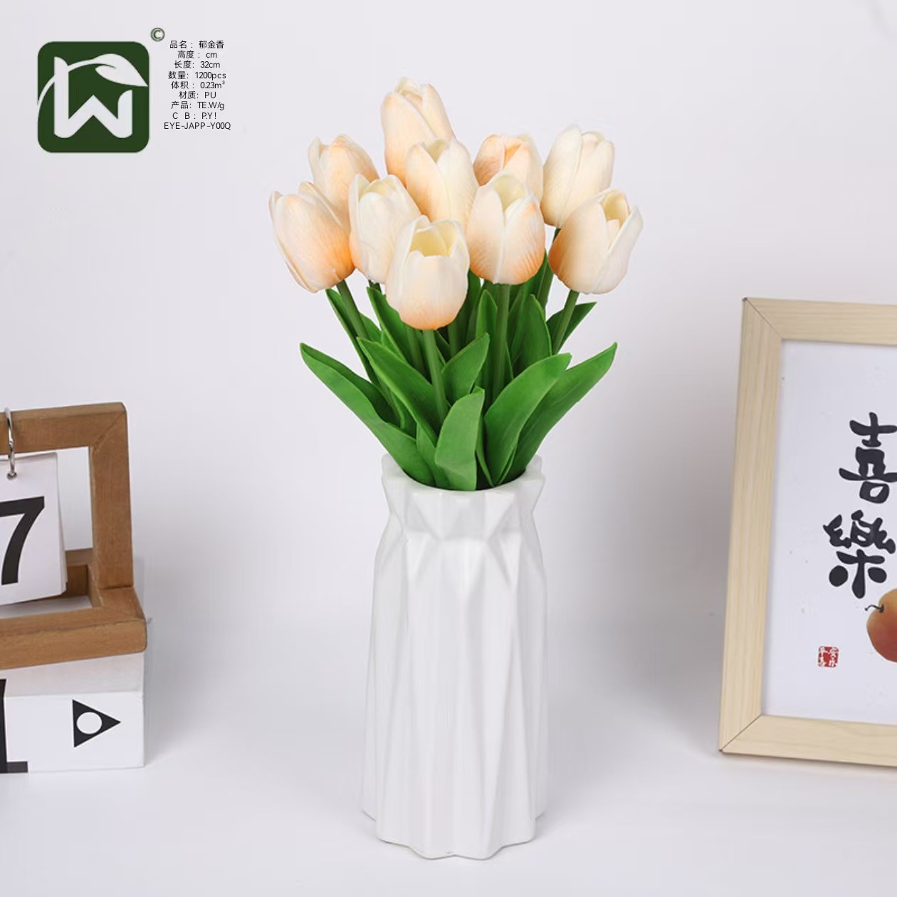 Factory direct sales of PU tulips with a touch of glue, calla lilies, artificial flowers, single stems wholesale, home living room and bedroom artificial flowers pic 23
