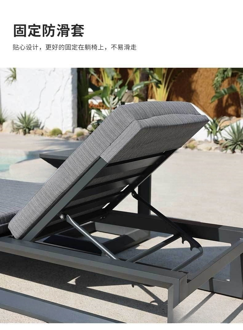 户外躺椅防水庭院阳台铝合金室外休闲折叠游泳池躺床防晒沙滩昌苏详情21