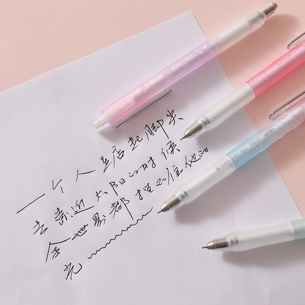 The new CS double-tip embossed pen from Chenxi features a low center of gravity press type gel pen, providing smooth and fluid writing. The dopamine pen body design ensures clear and long-lasting handwriting pic 15