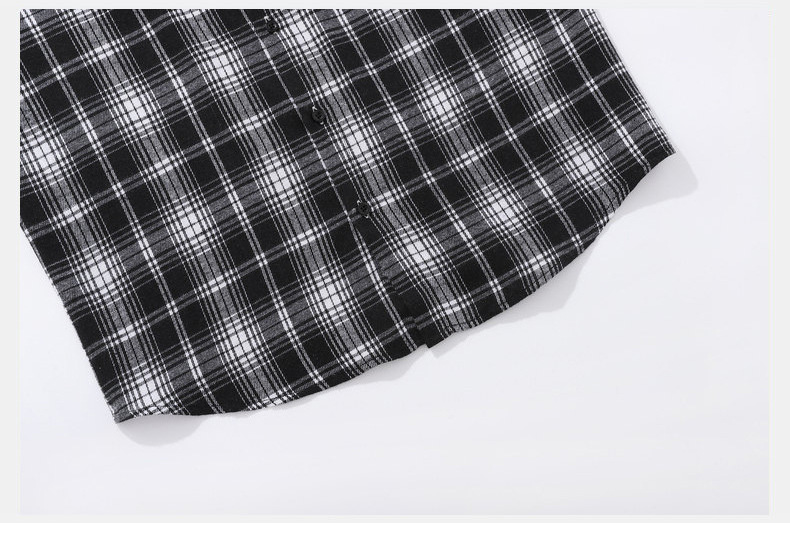 Retro checkered shirt for men 2025 Spring and Autumn new style American casual loose trendy long-sleeved shirt couple coat for men pic 25