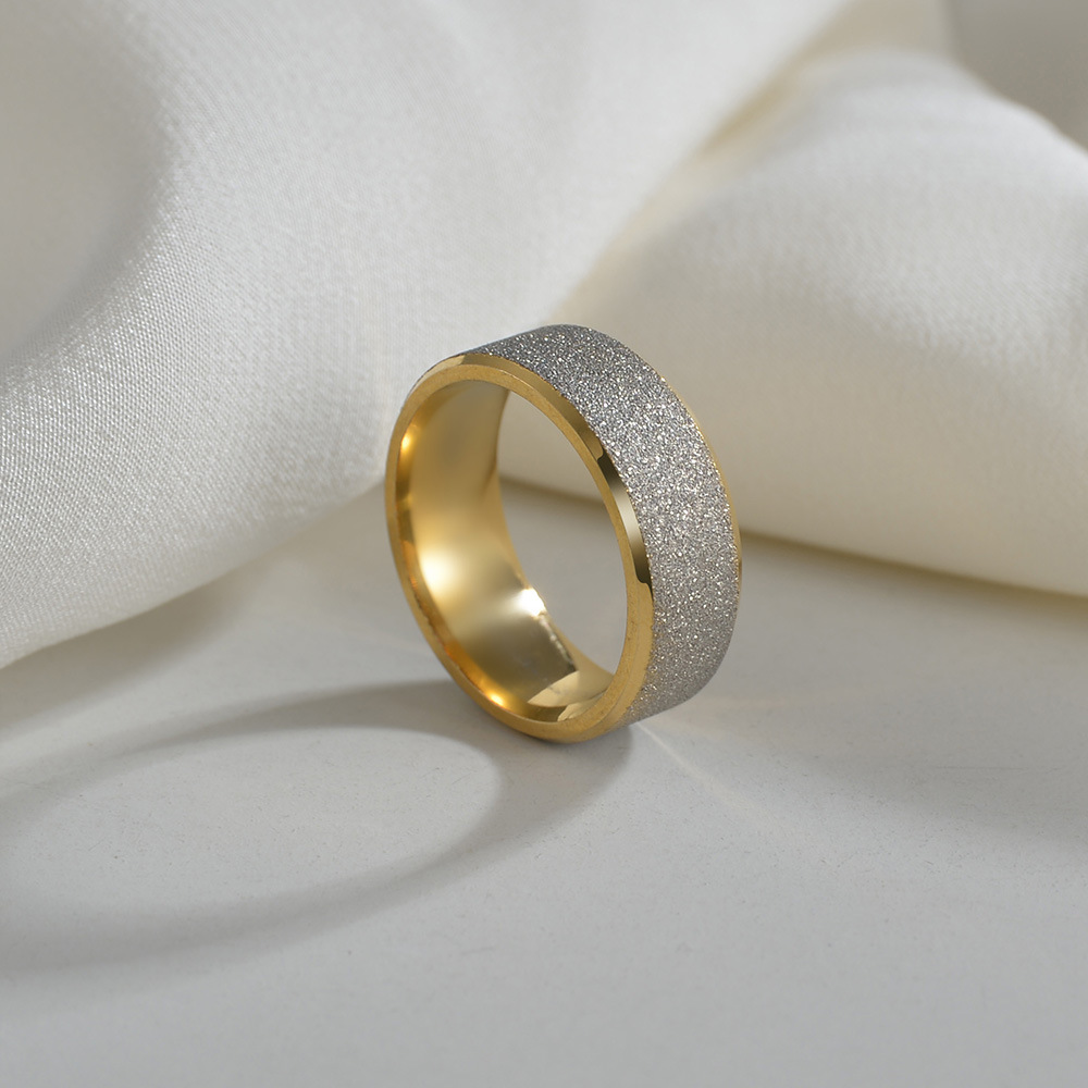 In 2025, Amazon cross-border jewelry supply: Simple and stylish stainless steel rings for men, wholesale of European and American jewelry and accessories pic 10