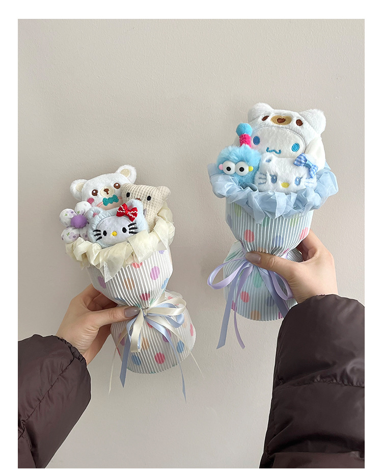 国潮花束香皂永生花成品礼物教师节送装饰迷你仿真的摆件diy材料礼品详情9