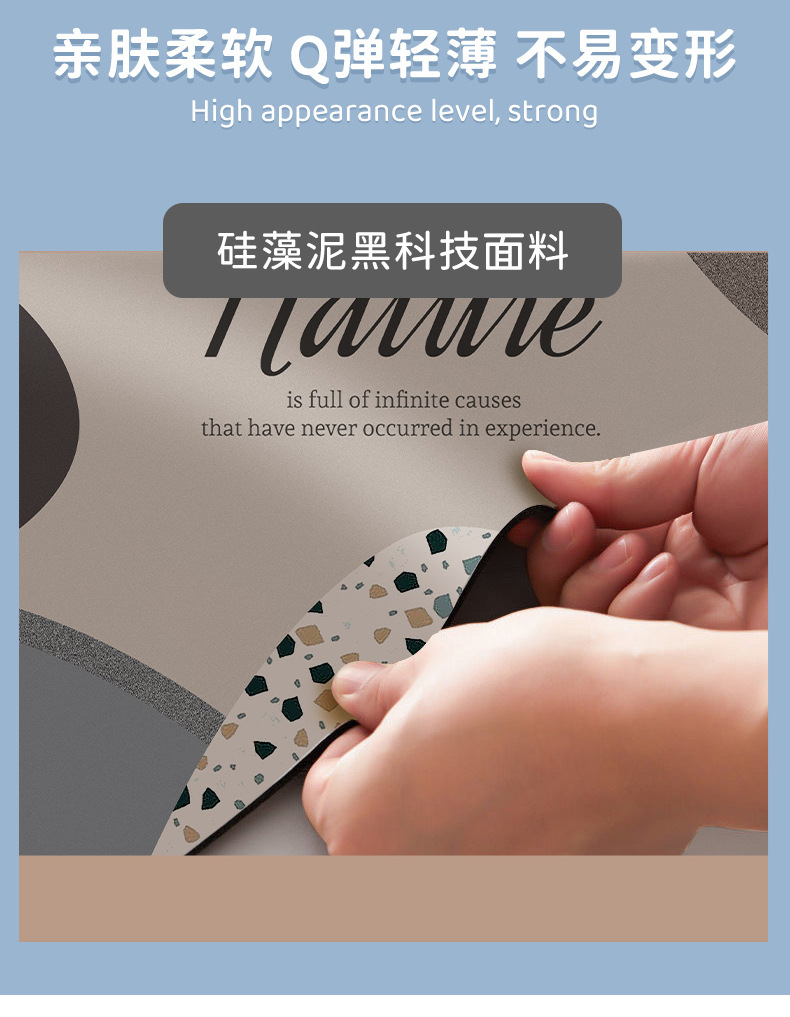 浴室地垫门口硅藻泥吸水防滑脚垫卫生间厕所入户门地垫家用垫子详情6