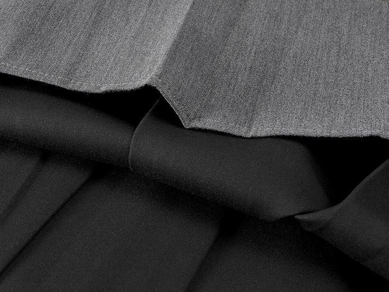 a new high-waisted, slimming, versatile mid-length A-line large-swing umbrella skirt with a flowing pleated skirt and suit skirt for women in summer pic 17