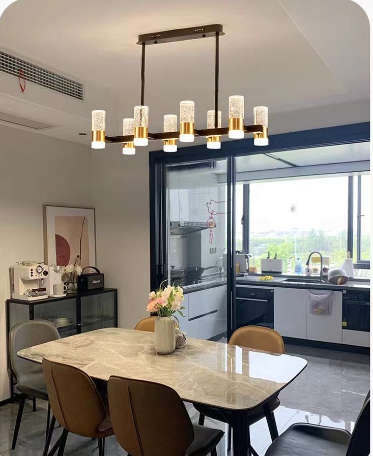 新款现代简约轻奢气泡柱水晶客厅吊灯高档大气全屋别墅餐厅卧室灯详情25