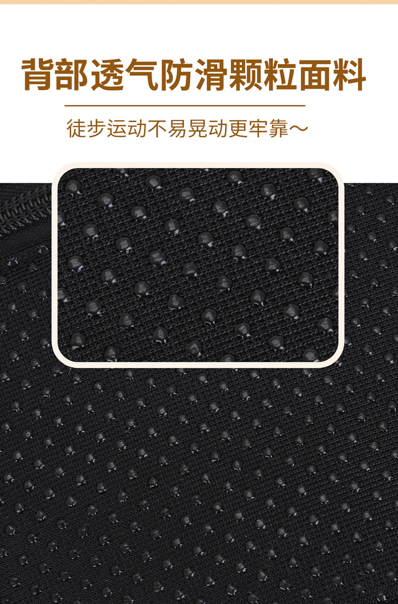 Cross-border large-capacity waterproof running and fitness mobile phone chest bag, multi-functional nylon water bottle waist, outdoor sports waist bag pic 4