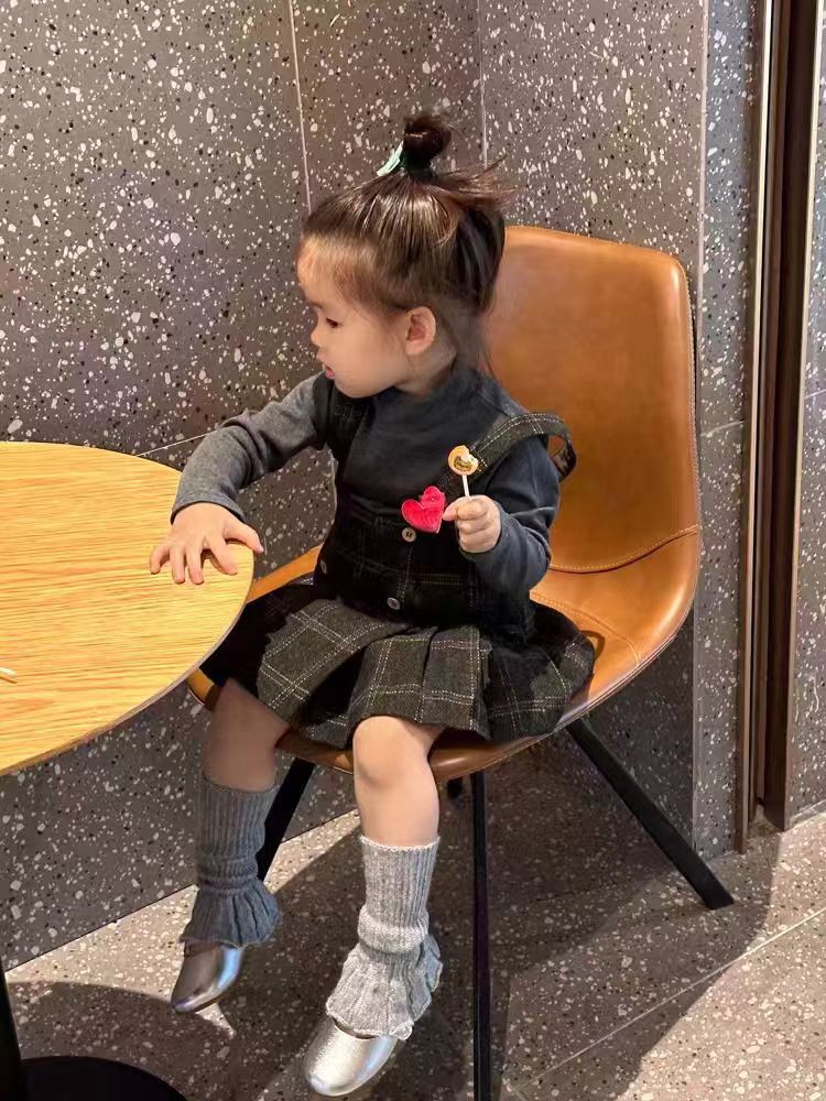 女童针织小腿袜套秋冬款女宝宝时尚中筒袜长款推推袜保暖宝宝袜子详情9