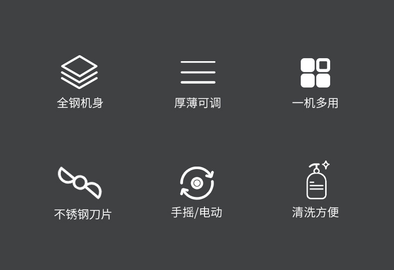 Electric slicer, commercial manual integrated vegetable cutter, adjustable thickness, for cutting potato slices, shredded radish, canteen pic 3