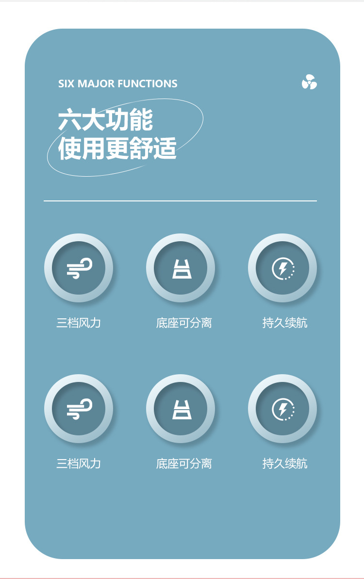 2025新款手持迷你小风扇USB便携式学生户外大风力跨境LOGO小风扇详情2