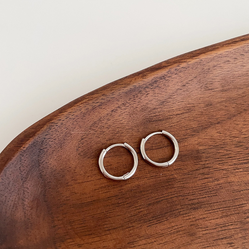 经典日常素圈金属耳圈女韩国简约个性百搭气质时尚耳钉耳环耳饰详情16