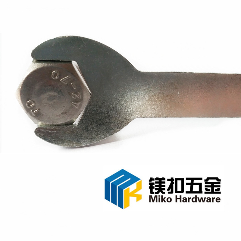 规格齐全镀锌冲压简易开口扳手一次性配套家具单头小扳手工具详情2