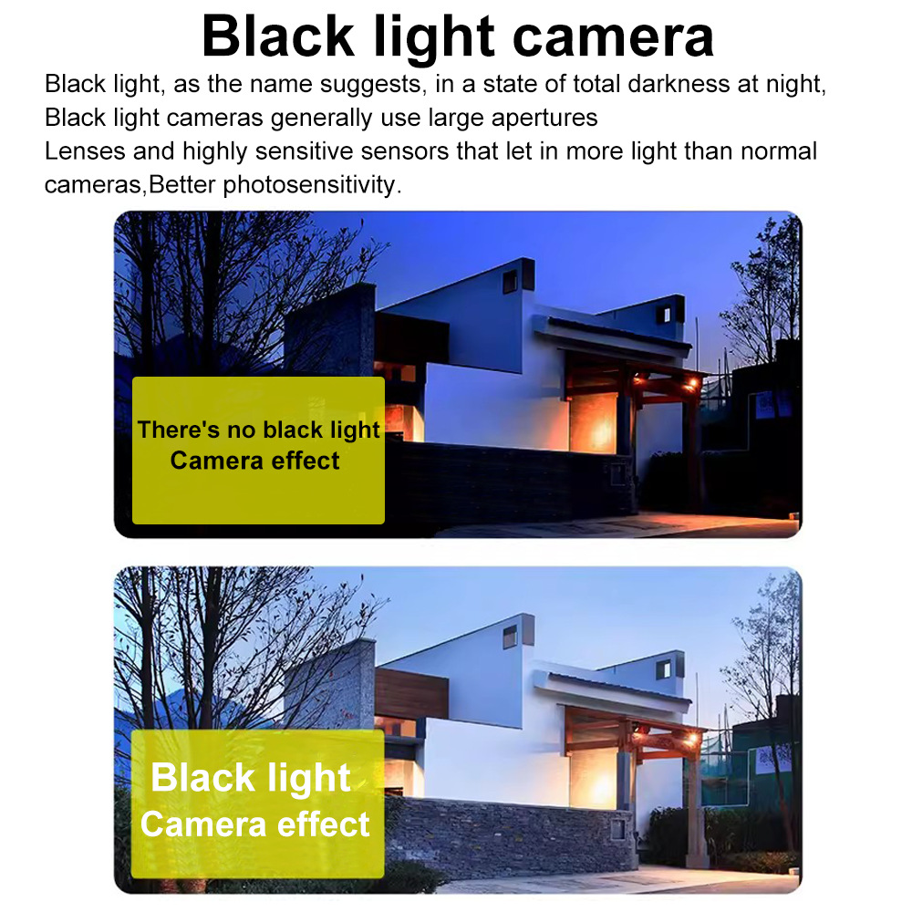 New outdoor video recording solar surveillance camera, home 360 night vision high-definition monitor, wild orchard pic 11