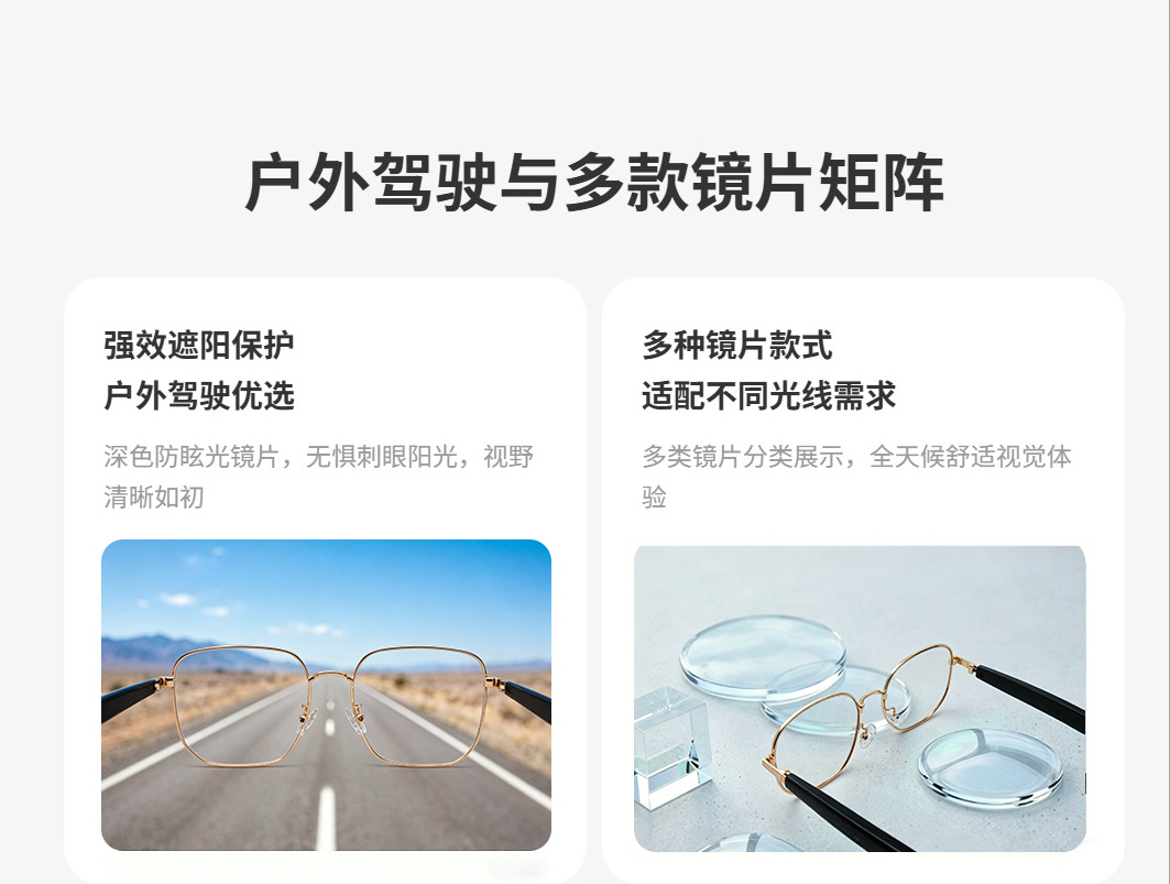 蓝牙智能穿戴音频眼镜AI翻译同声传译实时防紫外线听歌翻译黑科技详情6