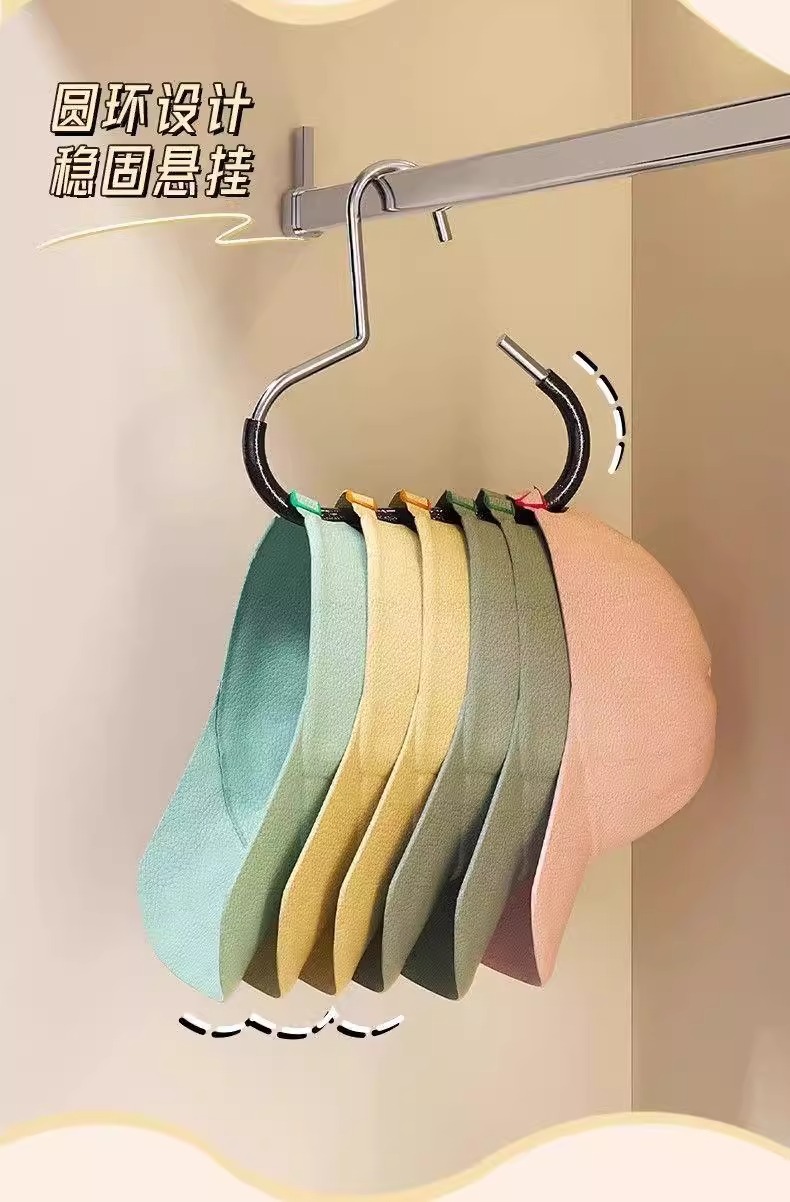 Hat hook, household clothes hanger, bag storage, silk scarf, baseball cap, baseball cap rack storage, anti-slip multi-functional sling pic 5