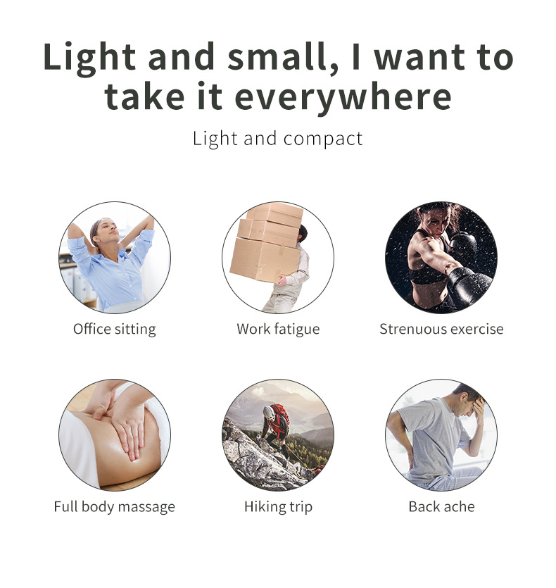 Cross-border fascia gun Muscle Massager mini Neck Membrane Gun Mini Small Muscle membrane Gun Instrument Electric Massage and Relaxation C72 pic 3