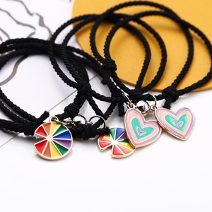 小清新扎头皮筋头发绳圈女 ins森林系高颜值可爱简约手链手绳批发详情5