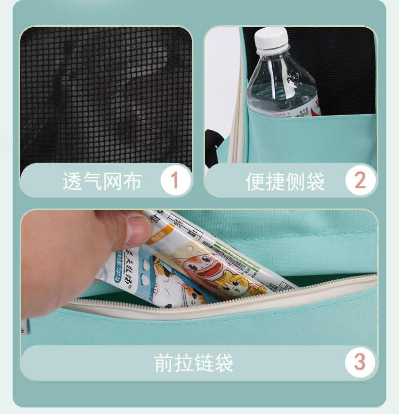 宠物包大容量外出便携猫包可折叠双肩宠物背包太空舱猫用宠物用品详情9