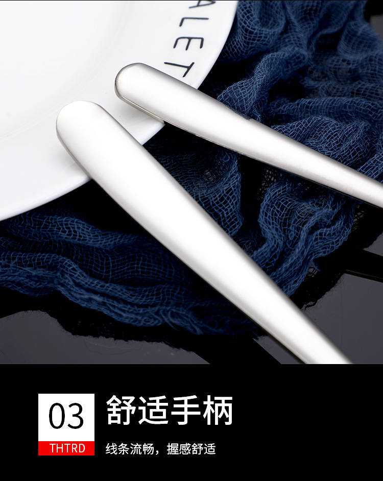 304 stainless steel Korean-style soup spoon with thickened and deepened large soup shell, round head, drinking soup spoon, household porridge spoon and hot pot spoon pic 8