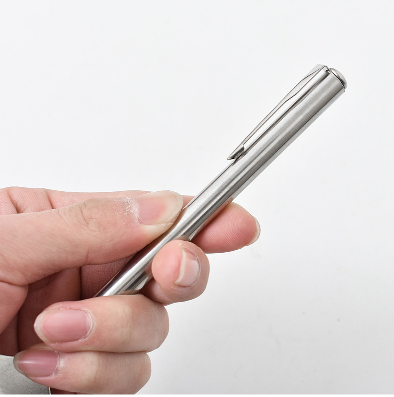 Portable, no need to ask for help, five-section extendable itch scratcher, pen-shaped, old-head stainless steel itch scratcher in stock pic 8