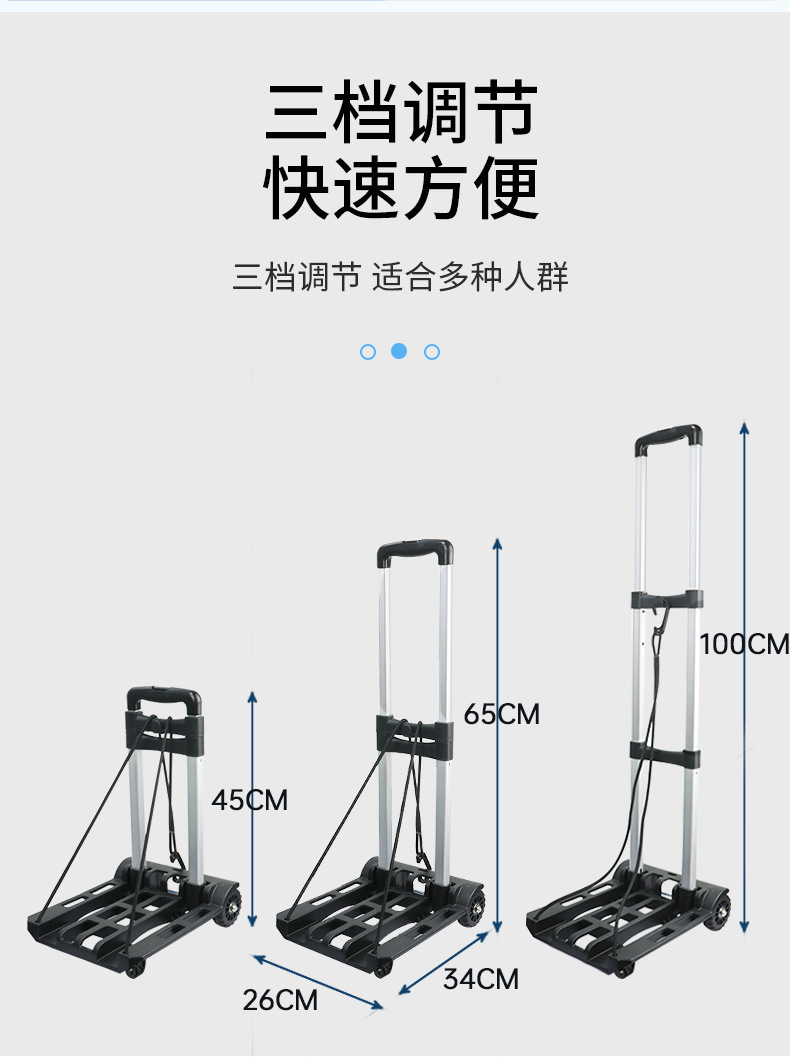 Household shopping cart, grocery shopping trolley, lightweight folding swivel wheel trolley, insulated bag, supermarket shopping cart wholesale pic 12