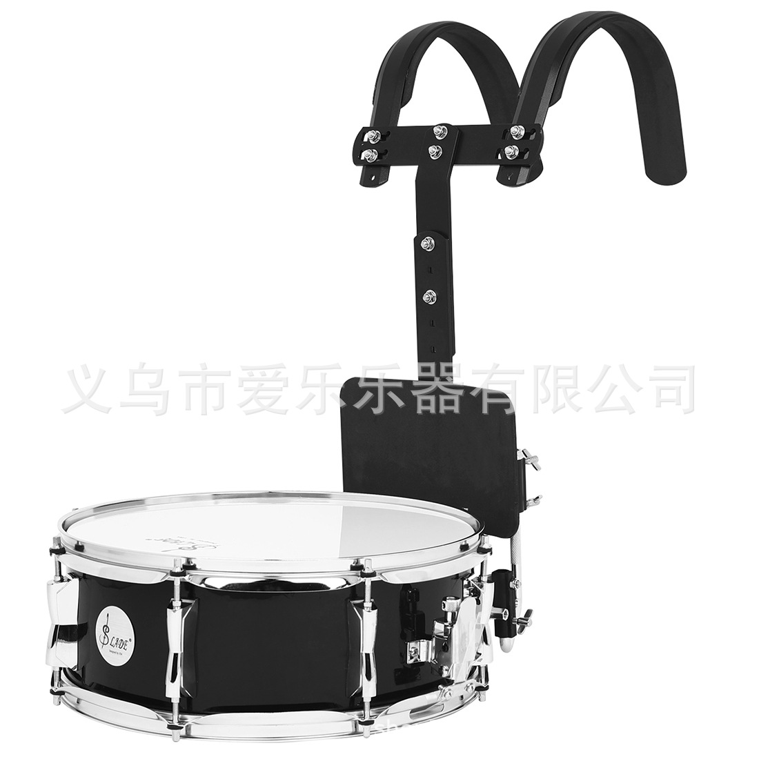SLADE木腔小军鼓带背架不锈钢队鼓管乐队乐器14寸行进小军鼓演奏详情7