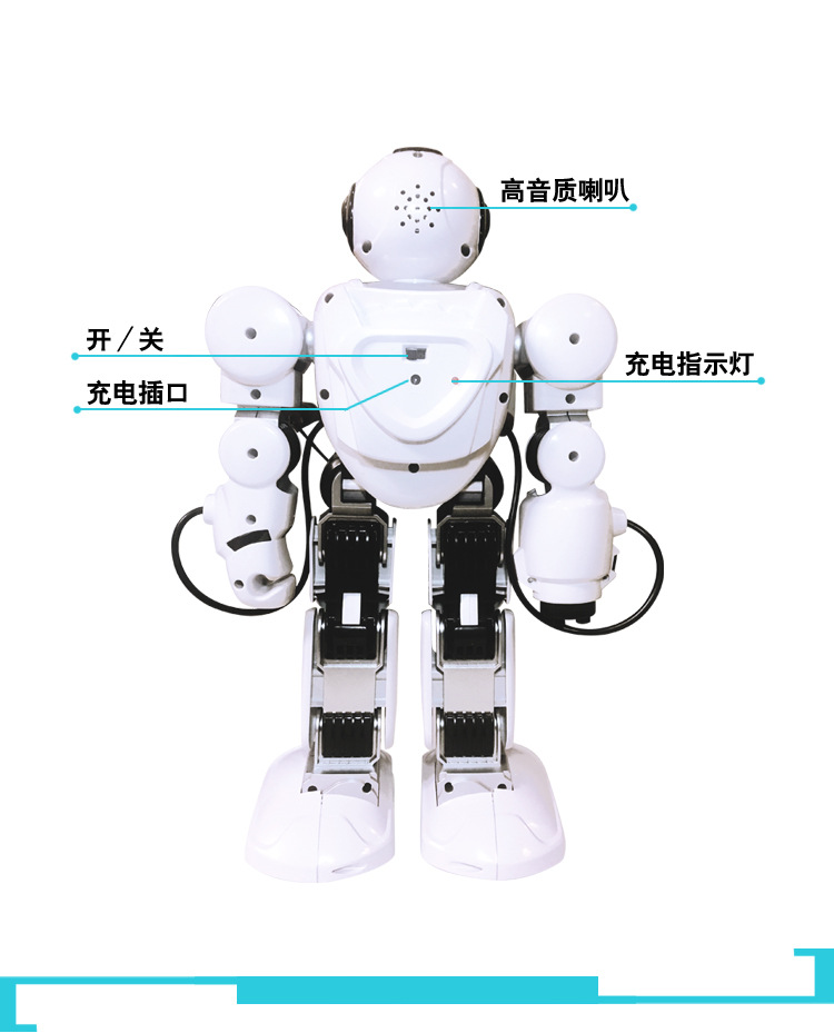 Alpha Intelligent robot remote-controlled RoboCop programming dancing robot Boy gift model toy pic 11