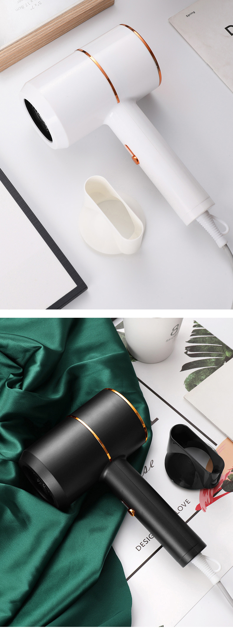 Cross-border new model hair dryer, household dormitory small power cold and hot hair dryer, blue light hair dryer manufacturer wholesale gift M142 pic 12