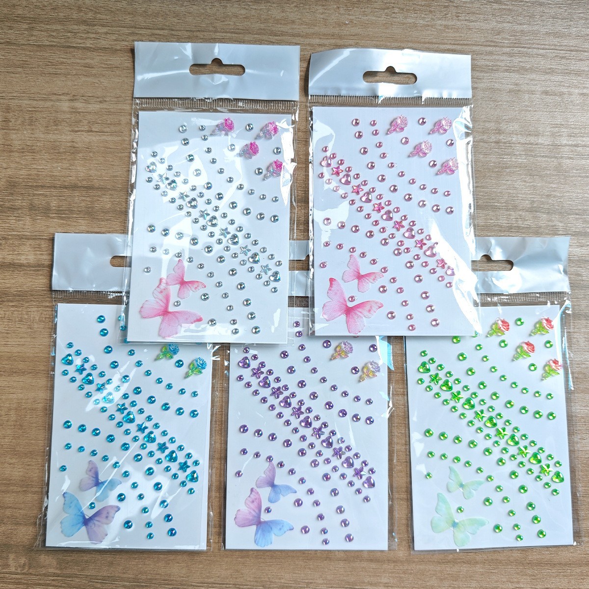 商超热销免胶钻石贴纸儿童化妆贴脸饰品美甲贴发贴演唱会妆照眉心贴详情4