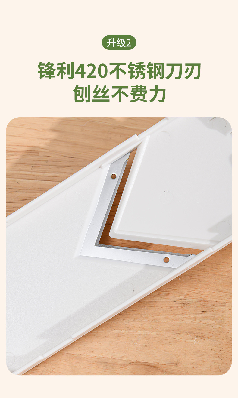 跨境专供卷心菜切菜机高丽菜擦丝器沙拉切菜神器柠檬切片机擦丝器详情4