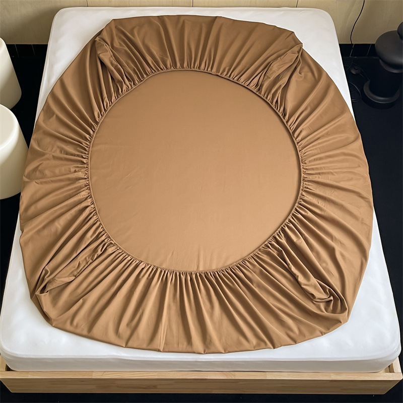 Long-staple cotton single item, all-cotton brushed quilt cover bed, simple pigment color pure cotton autumn and winter 1.8m bedding pic 156