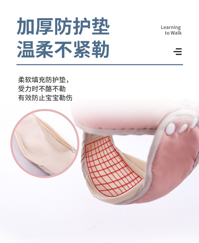 婴幼儿学步带防勒宝宝学走路站立防摔神器小孩护腰牵引绳四季通用详情7