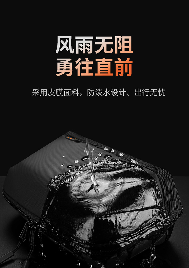 WEPOWER新款男士手拿包 数据线配件收纳包 旅行便携随行包 数码收纳包 办公出行必备详情5