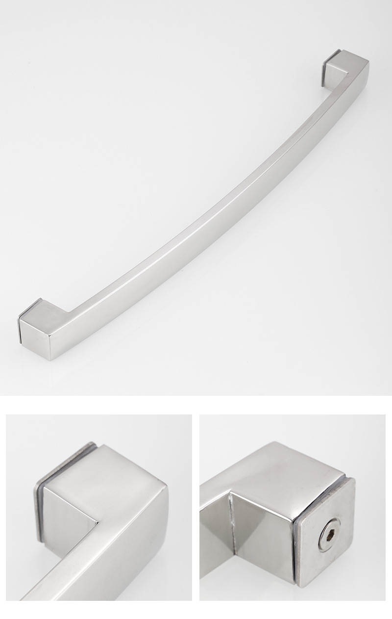 厂家304淋浴房拉手 酒店浴室玻璃门把手 大门推拉门不锈钢拉手详情34