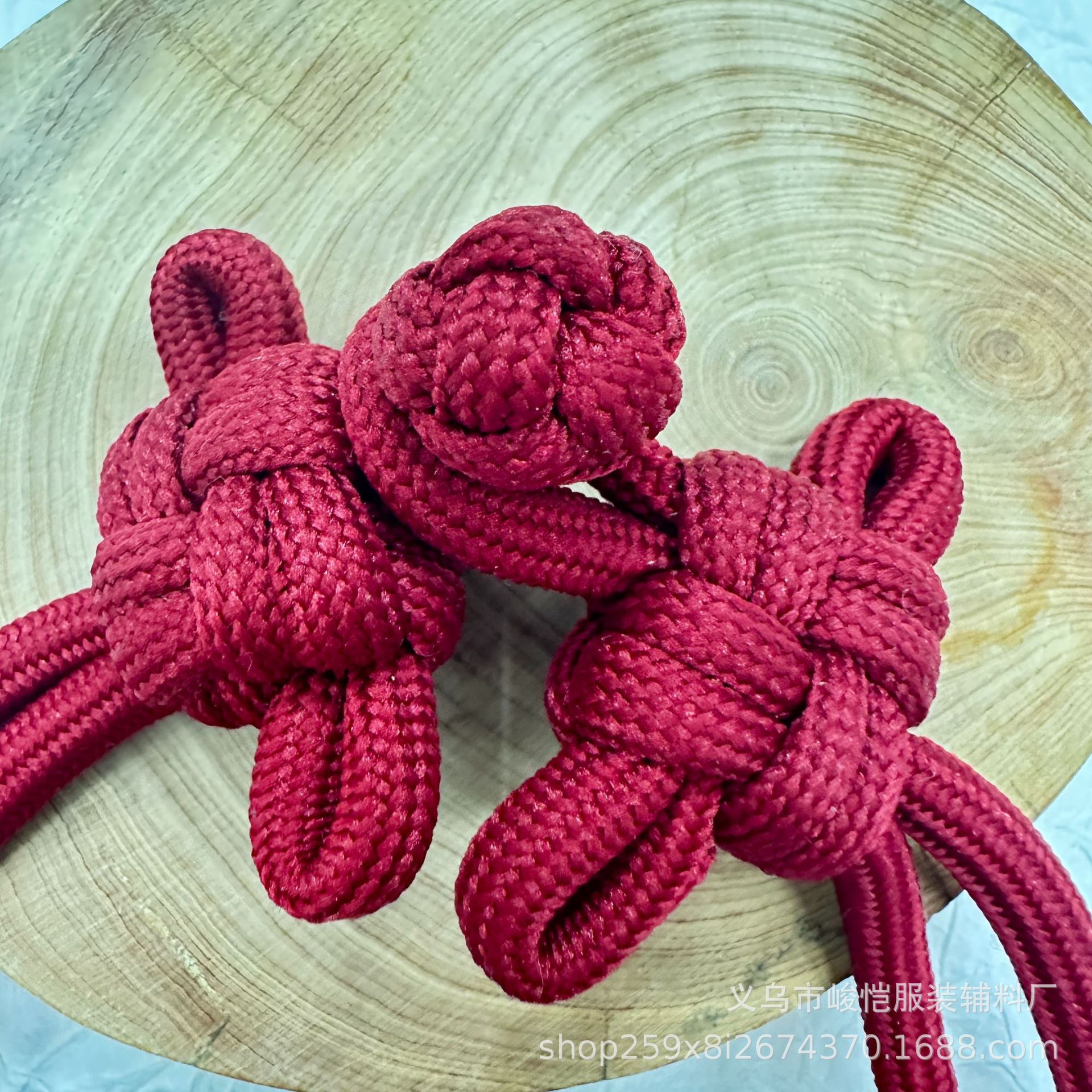 Chinese-style large-cap buttons, traditional Chinese style buttons, special pearl buckles for cheongsams, double-button overcoats, red Chinese knot design, woolen button accessories, selected clothing accessories pic 2