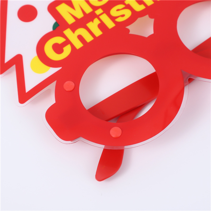 跨境新款圣诞节成人儿童派对创意眼镜圣诞节装饰拍照道具眼镜架详情7