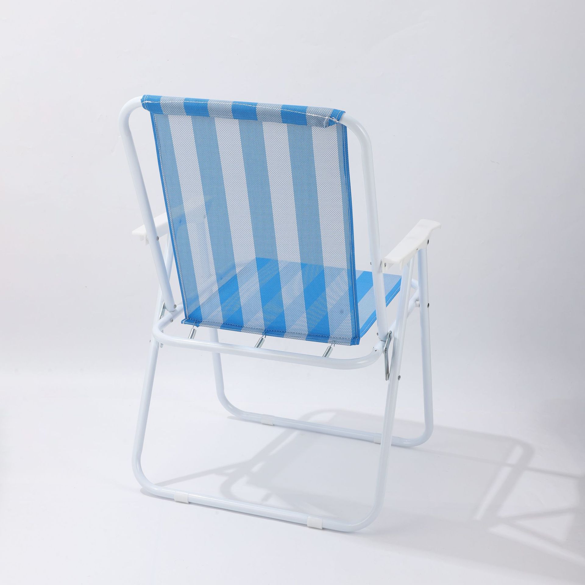 户外野营折叠沙滩椅室内休闲弹簧椅夜市摆摊专用休闲椅多色可定详情9