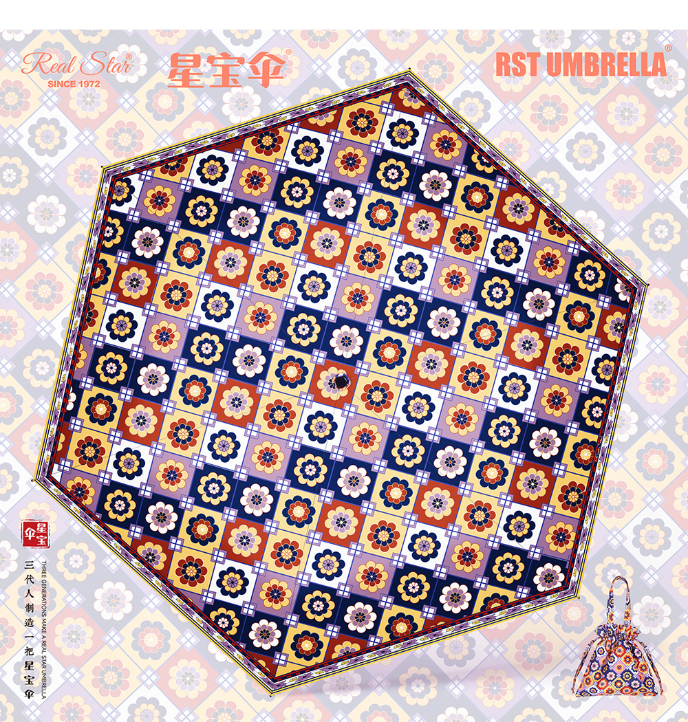 In-stock sun protection umbrella, UV-blocking sunshade umbrella, black rubber, traditional Chinese style design, 50% discount mini pocket, pocket-sized umbrella with bag pic 26