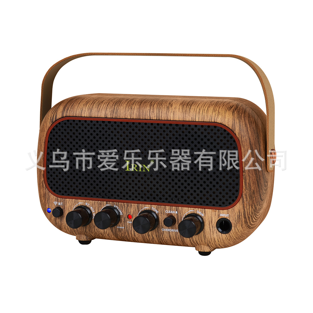 IRIN蓝牙音箱电吉他便携5W双喇叭音响迷你充电小音箱可连耳机音响详情6