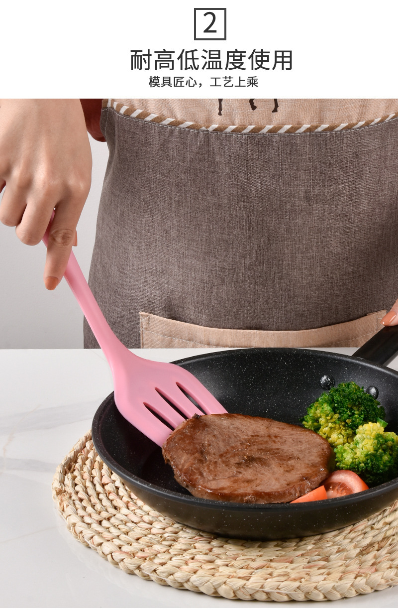 跨境硅胶烘焙5件套 现货包含刮刀油刷铲子打蛋器 耐高温烘焙工具套装 烘焙刮刀一体设计详情3