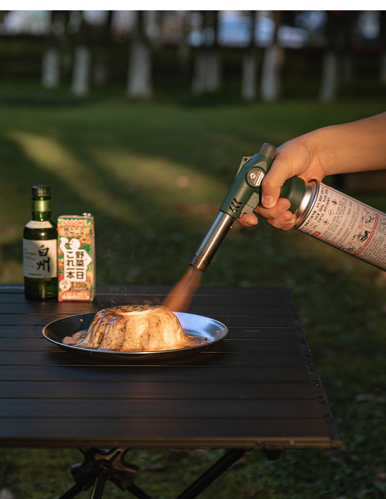 Koman MT-2913 Camping charcoal Outdoor Barbecue and Baking Inverted igniter Portable card-type spray gun pic 13