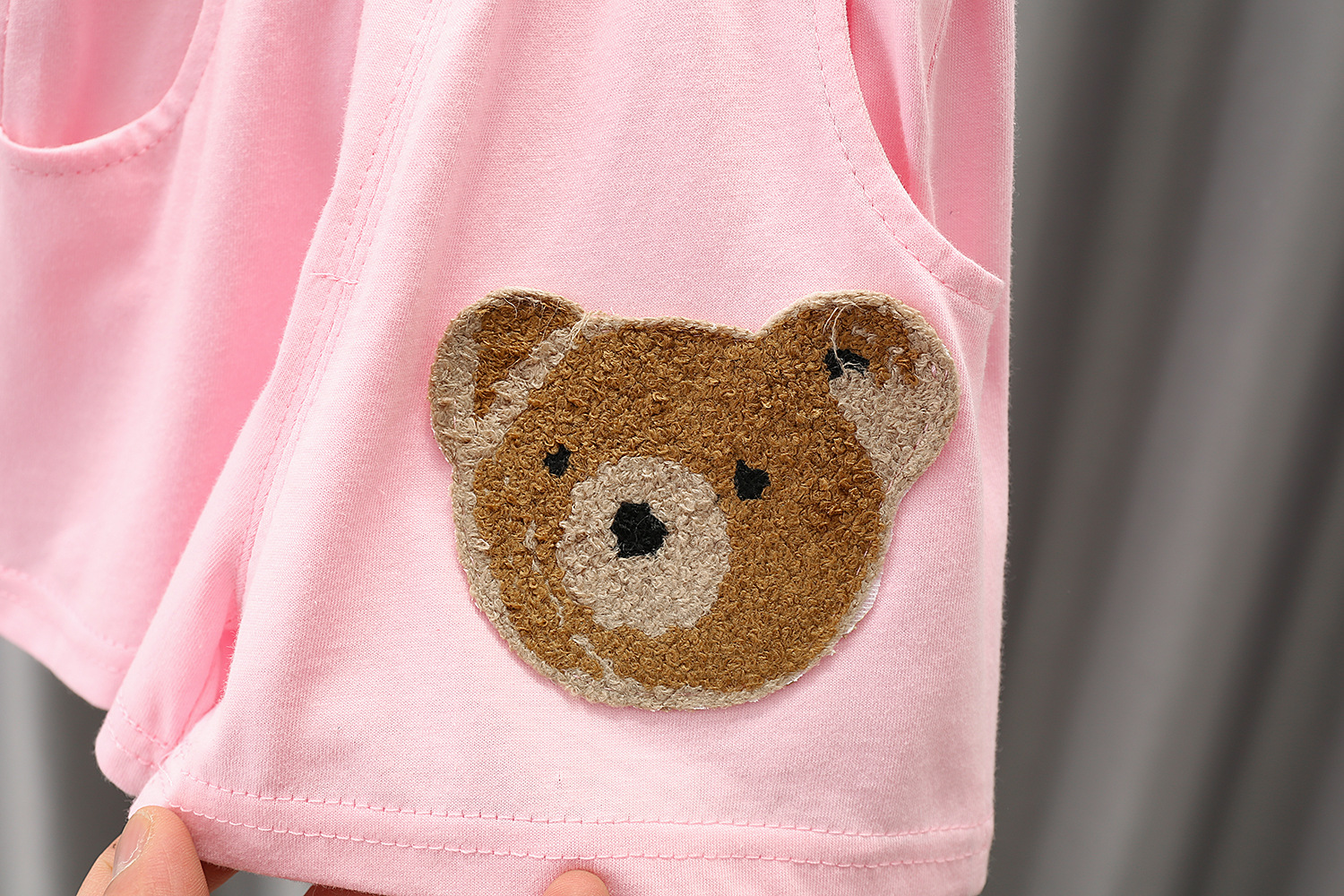 男女儿童外贸服装批发夏季新款宝宝卡通棉短袖t恤两件套厂家批发详情14