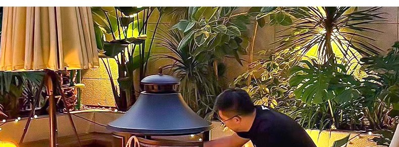 星辰户外取暖炉花园柴火庭院烤火炉家用烧烤木炭篝火室外围炉煮茶详情13