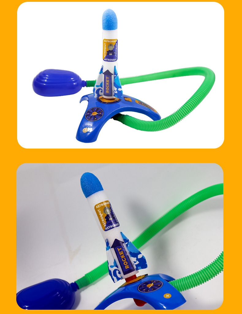 儿童脚踩冲天小火箭发射筒益智玩具飞天炮户外脚踏式发射器男女孩详情17