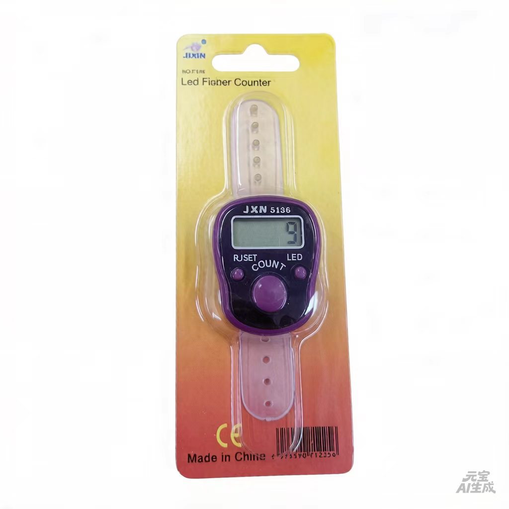 LED manual ring counter 1040 card insert mini luminous counter, 18 colors to choose from, factory direct sales pic 5