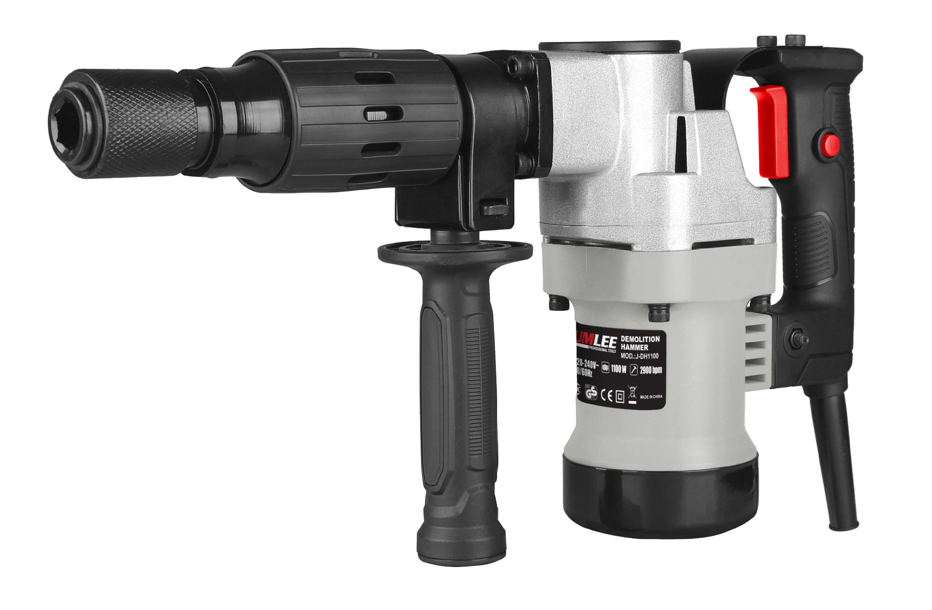 Electric pickaxe, electric hammer, lithium battery brushless electric pickaxe, high-power concrete electric draft, impact drill, three-purpose electric drill, rotary impact drill pic 2