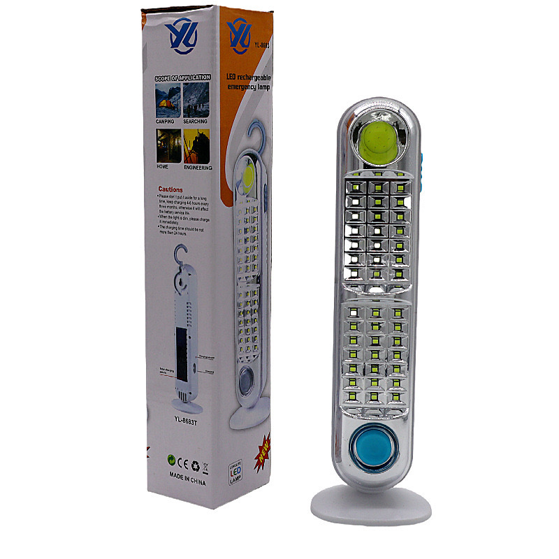 LED charging emergency light, high-intensity outdoor camping light, household power outage multi-functional flashlight, can be hung or carried by hand pic 3