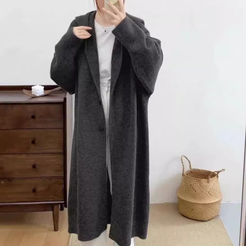 韩版秋冬时尚新款配大衣中长款高领针织毛衣女打底气质显瘦连衣裙详情5