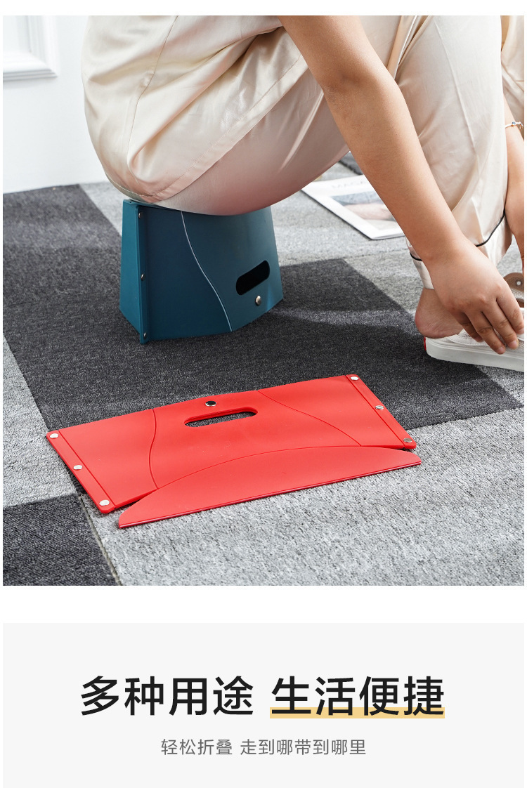 Outdoor folding stool, portable fishing chair, ultra-light small stool, camping chair, folding chair, camping small stool pic 3