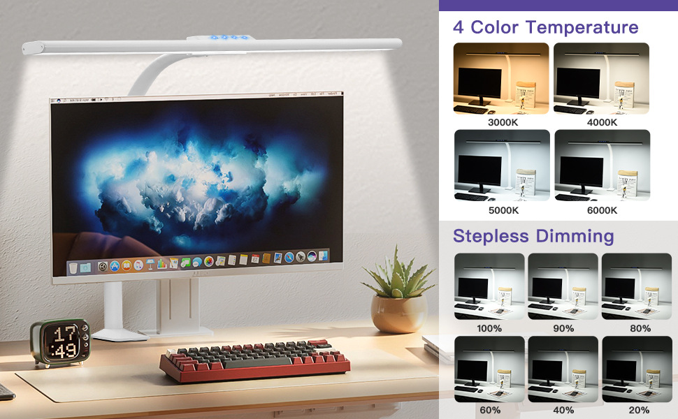 36W高亮护眼LED台灯调光调色工作绘画商务办公维修手工钢琴长臂详情10