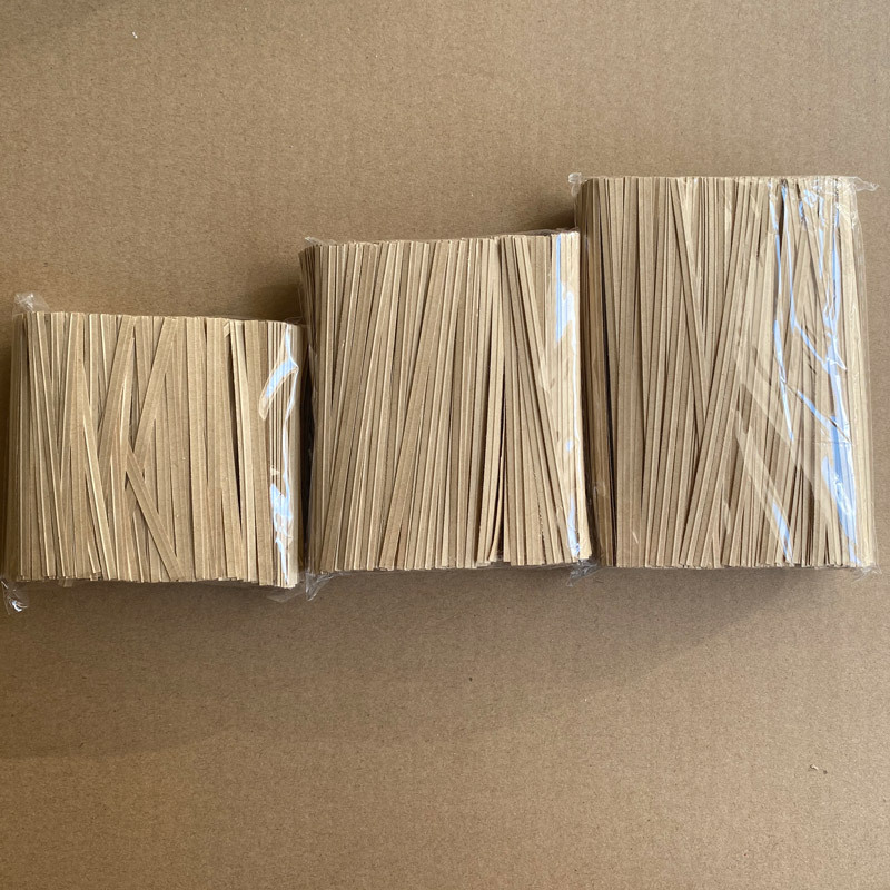 牛皮纸扎带烘培面包玩具餐具线材捆绑带牛皮铁丝扎线厂家直销详情1